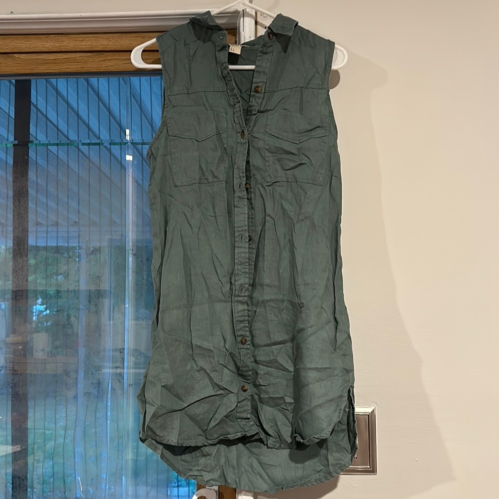 Forever 21, size S, linen sleeveless dress